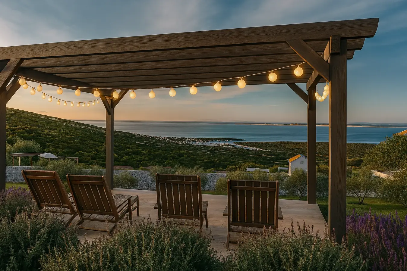 Adriatic terrace architectural visualization