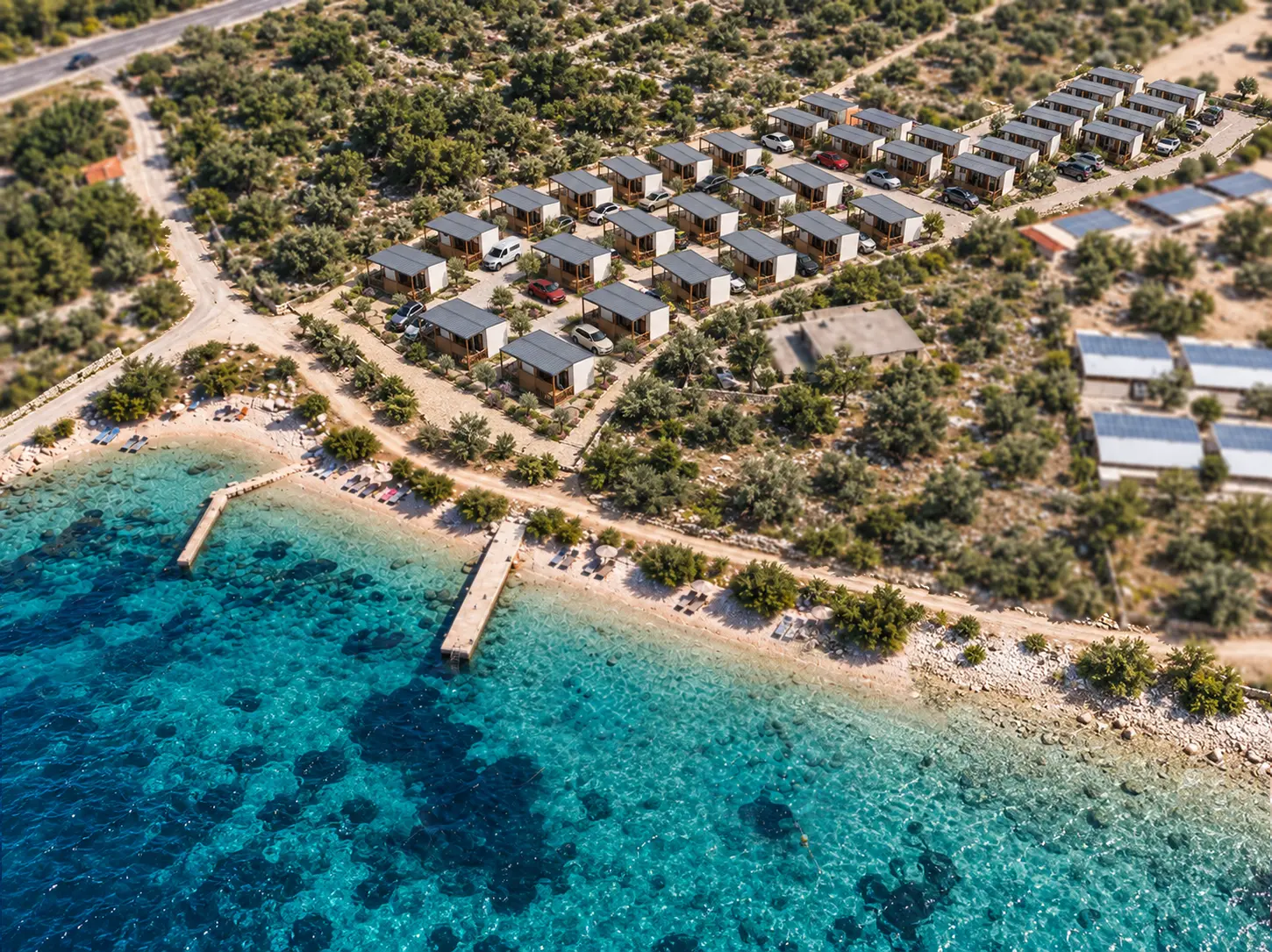 La Playa Camp Resort Pirovac coastal masterplan visualization